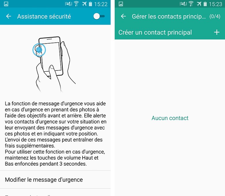 s4 urgence