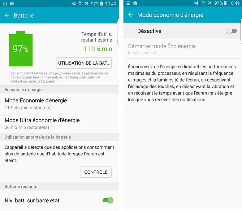 s6 edge plus battrie
