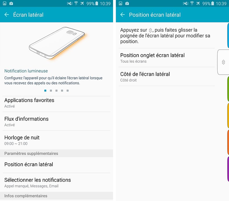 s6 edge plus ecran