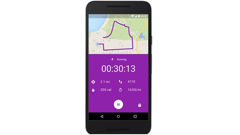 google fit running