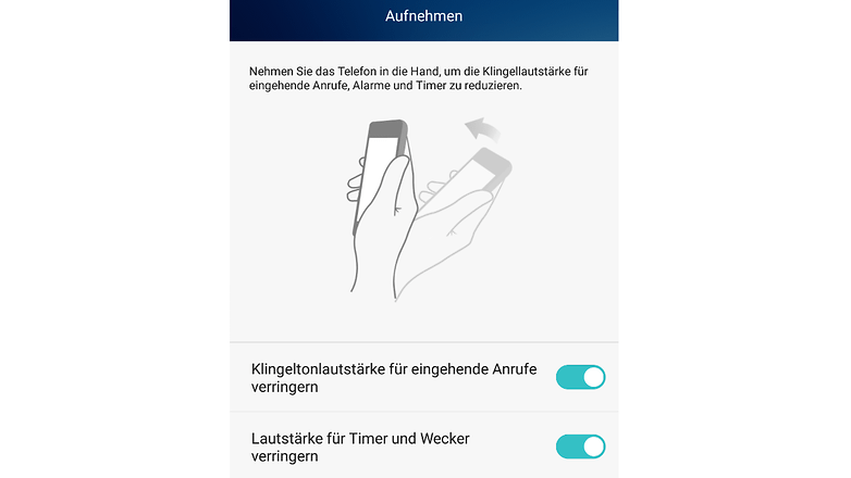 honor 7 gesten aufnehmen
