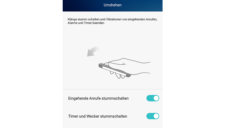 honor 7 gesten umdrehen