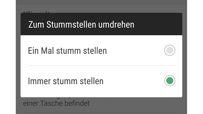 htc one m8 automatisch stummschalten