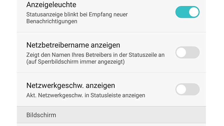 huawei p8 benachrichtigungsleiste anpassen