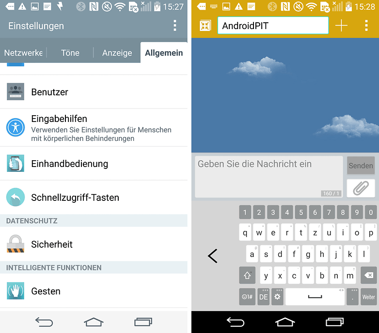 lg g3 einhandbedienung