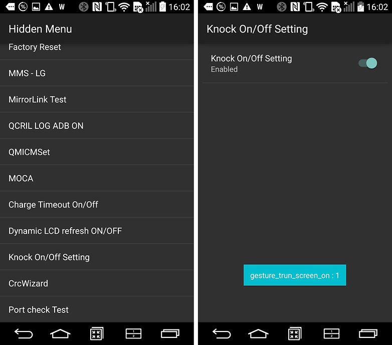 lg g3 hidden settings