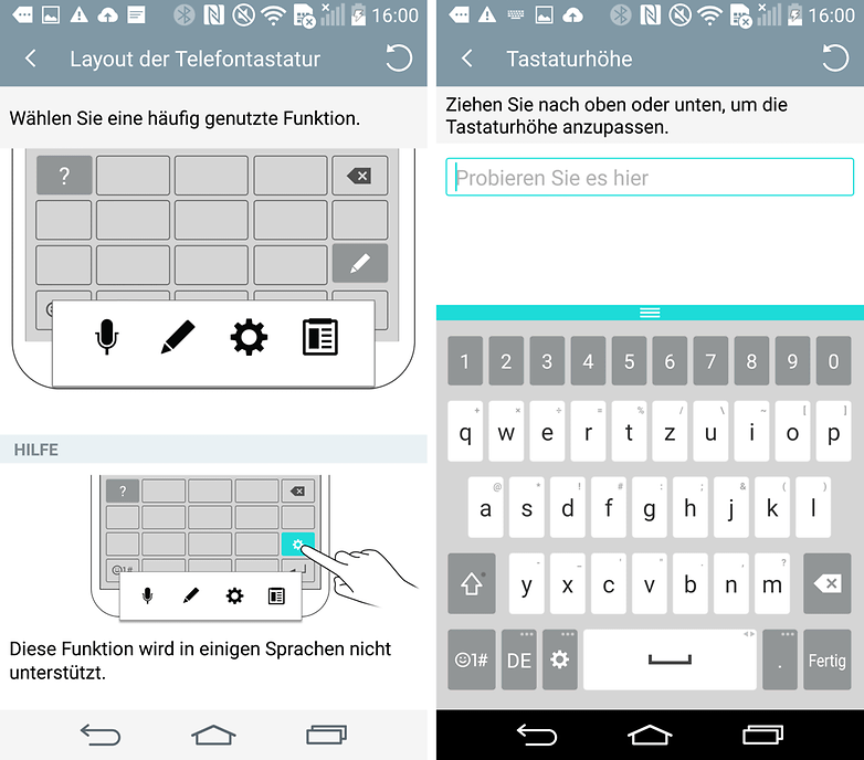 lg g3 tastatur anpassen