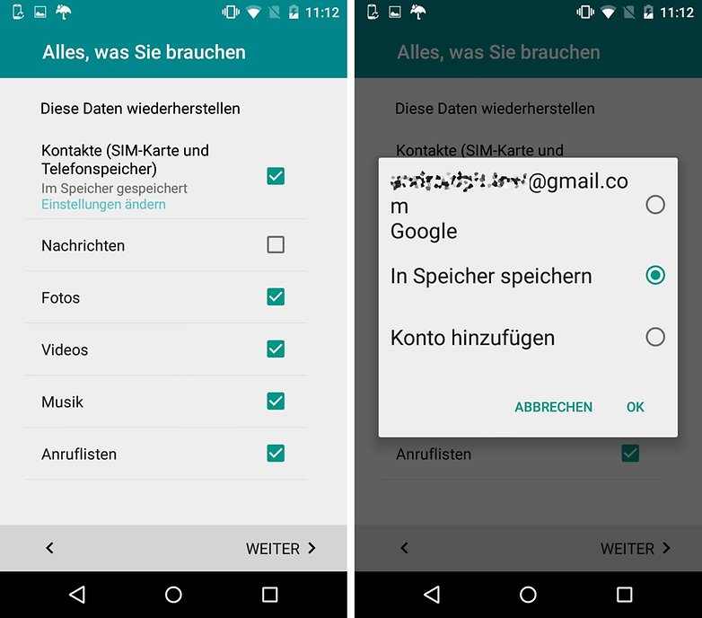 motorola migrate kontakte