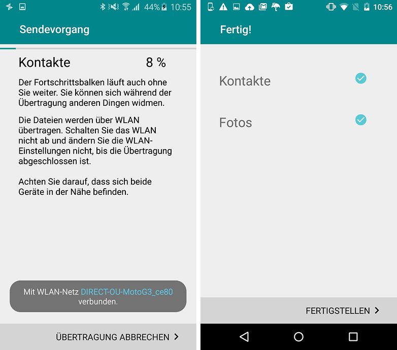 motorola migrate transfer