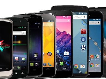 Smartphone-Evolution: Das ist die Nexus-Reihe