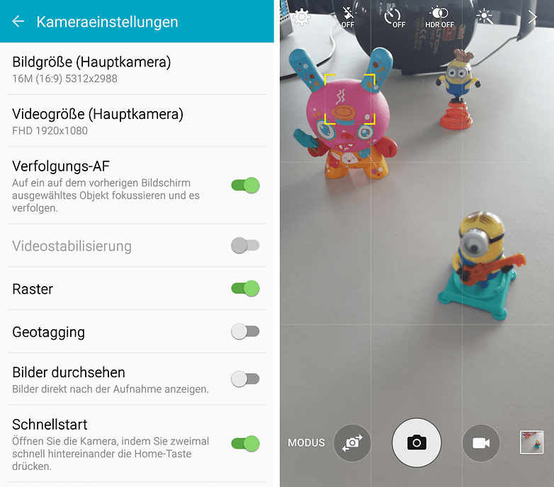 samsung galaxy s6 verfolgungs af