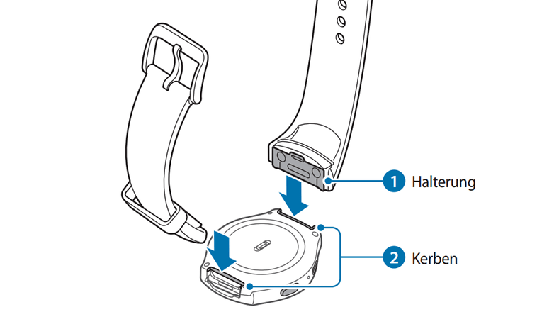 samsung gear s2 armband austauschen 3