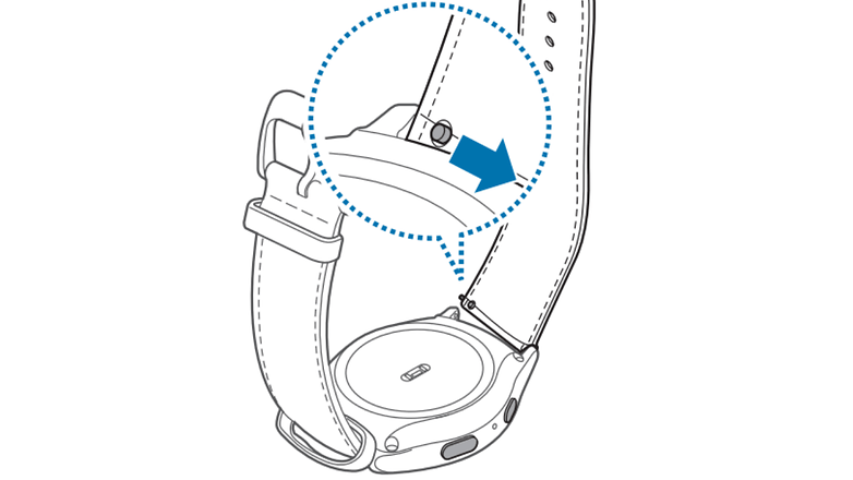 samsung gear s2 classic armband austauschen