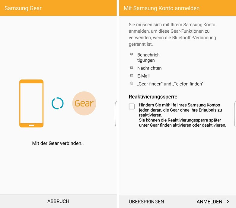 samsung gear s2 samsung konto