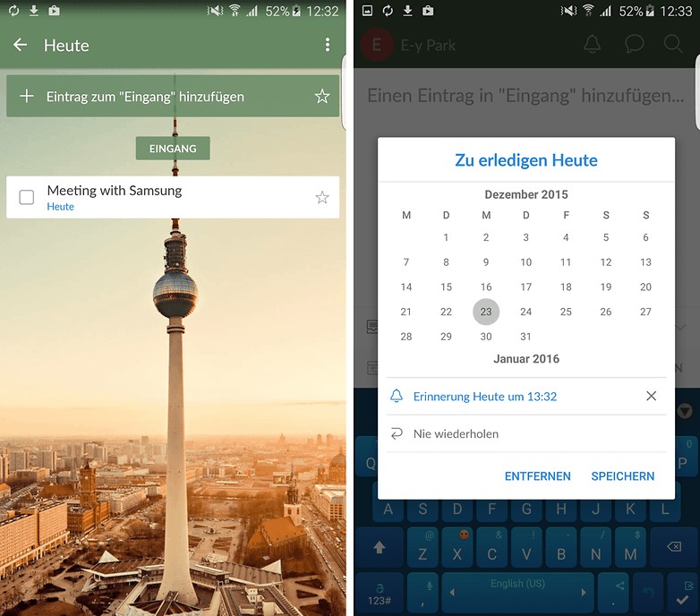 wunderlist screenshot