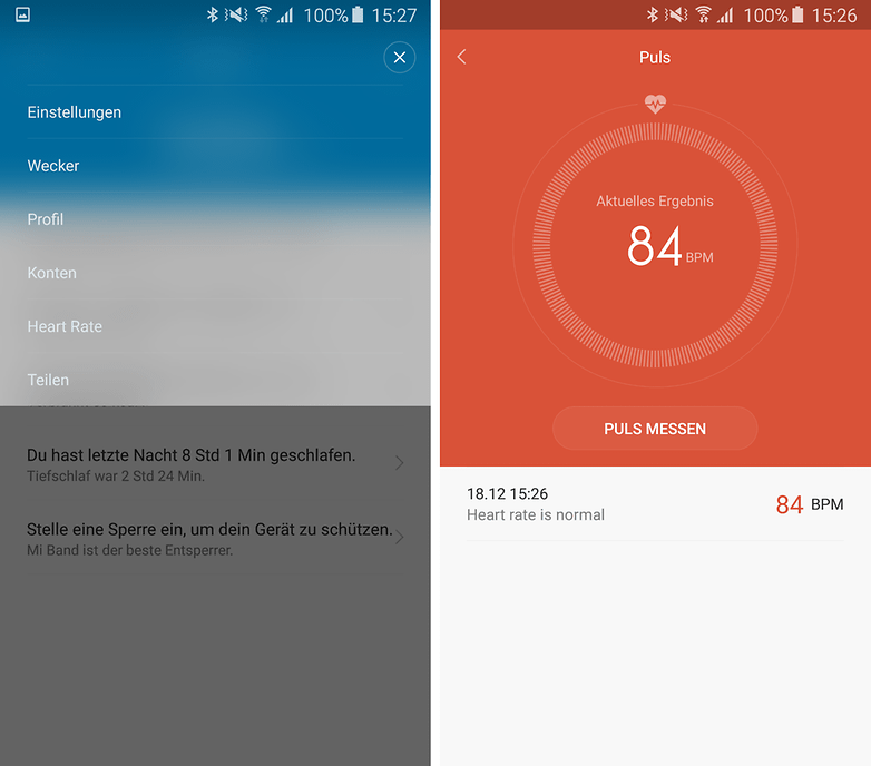 xiaomi mi band 1s heart rate