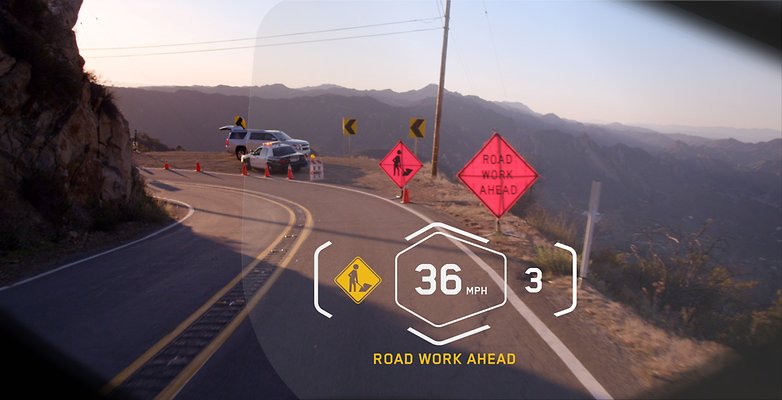 bmw vision head up display danger