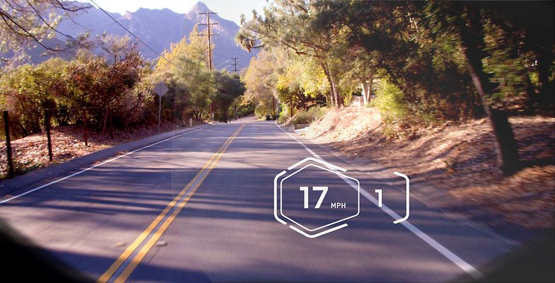 bmw vision head up display street