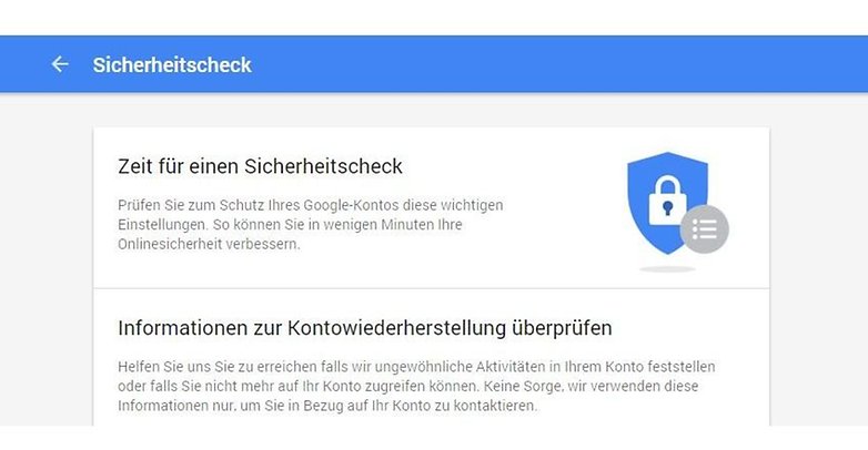 google sicherheitscheck