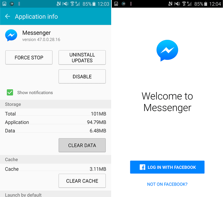 How To Log Out Of Facebook Messenger AndroidPIT