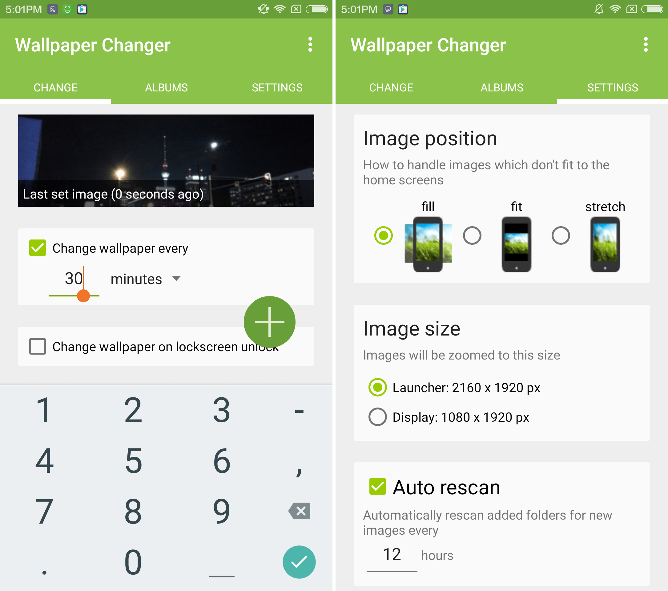 wallpaper changer apps for Android