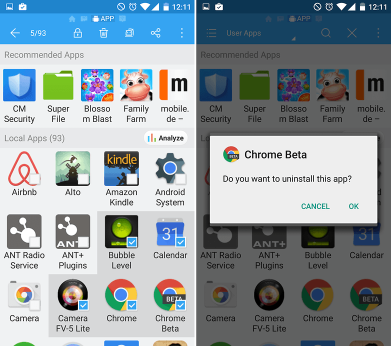 how to uninstall apps app uninstall exfile explorer group delete