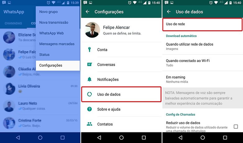 whatsapp estatisticas