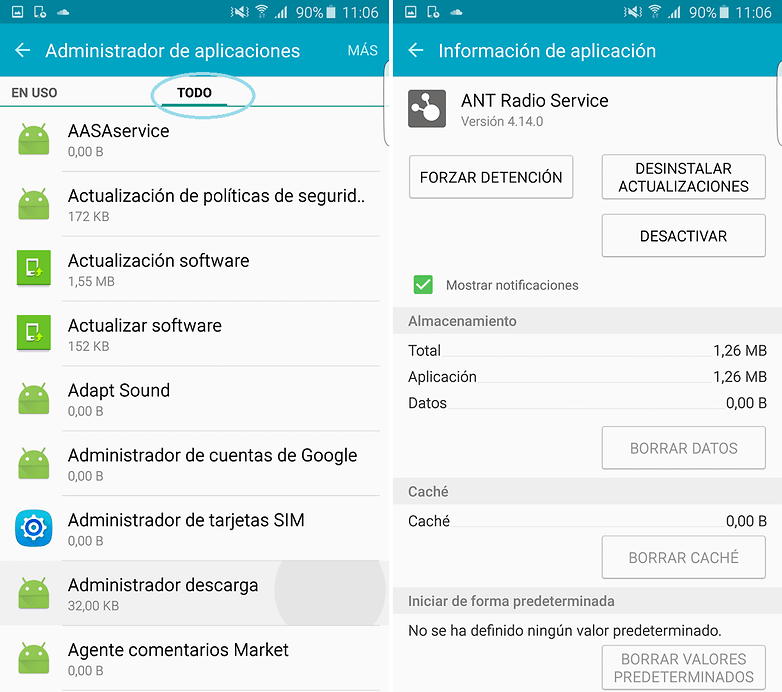 apps disable
