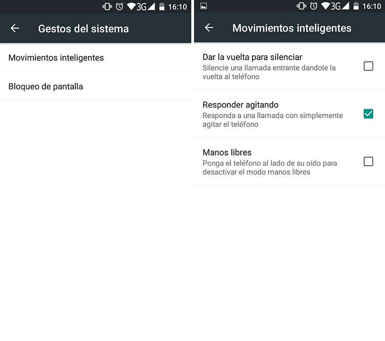 inteligente gesto