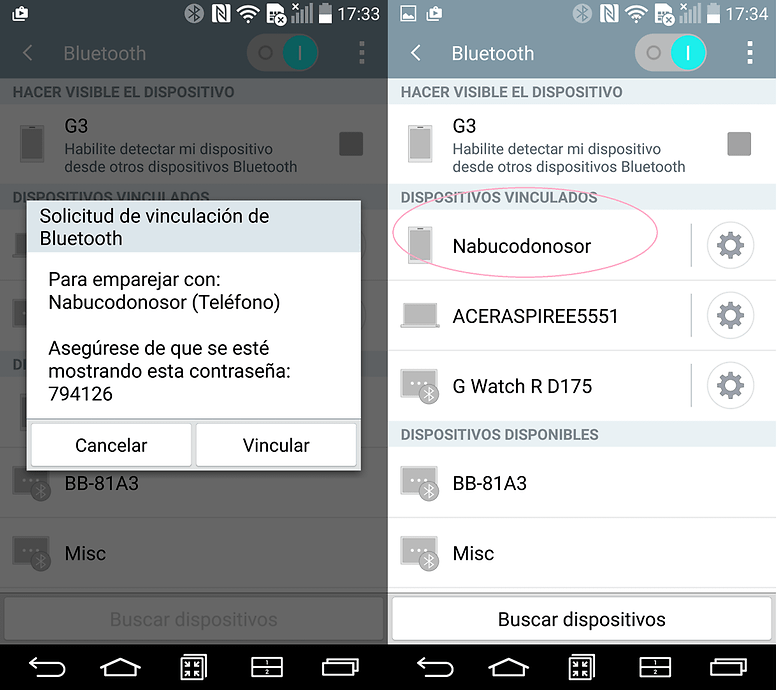 captura 5 bluetooth