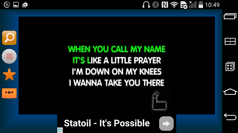 karaoke mode