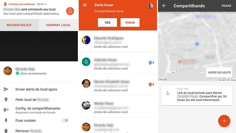 app contatos confianca