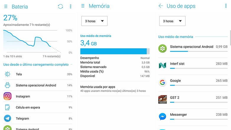 battery memory use