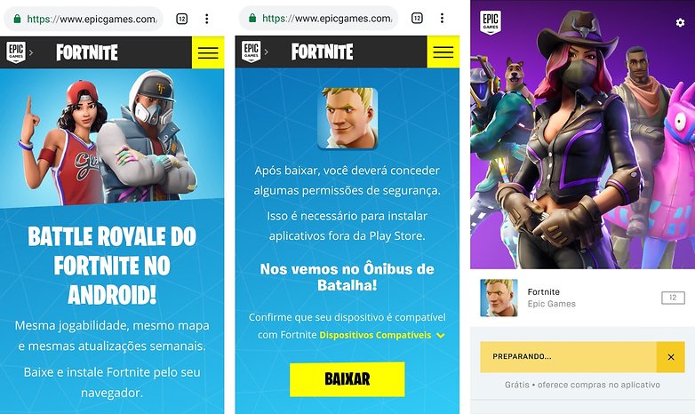 baixe o fortnite ofical se voce tiver android oreo c androidpit captura de tela - como baixar fortnite