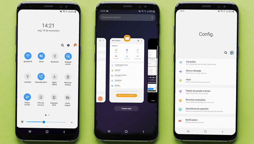 Galaxy S9 está recebendo Android Pie com interface One UI