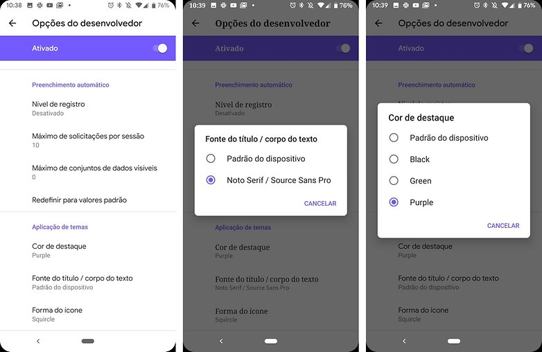 personalizacao android q