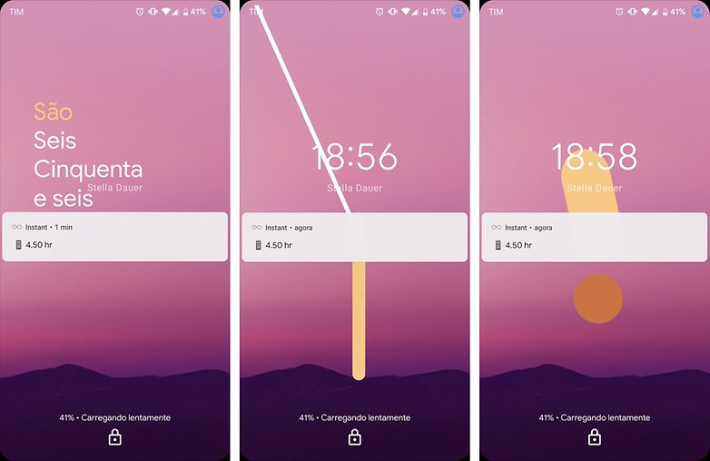 relogios android q
