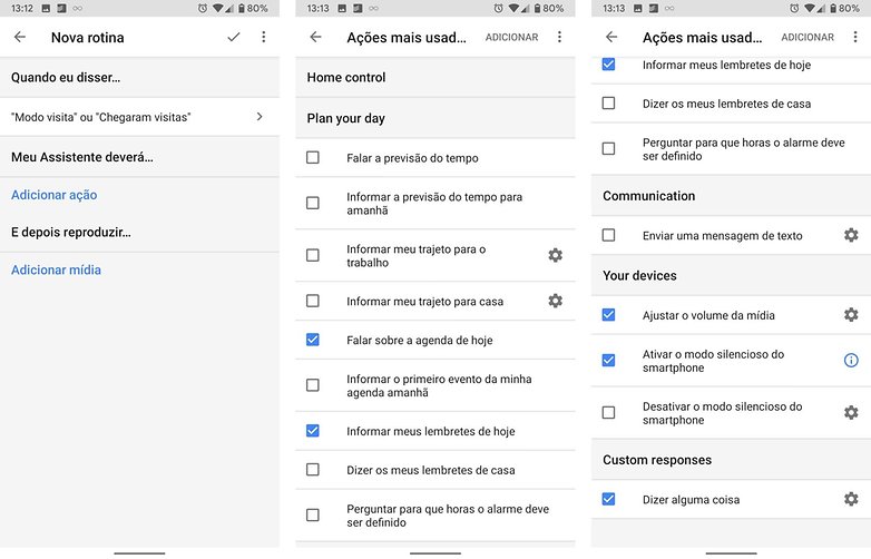 rotina google assistente 07