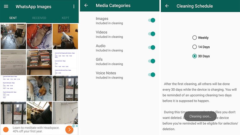 whatsapp timely cleaner