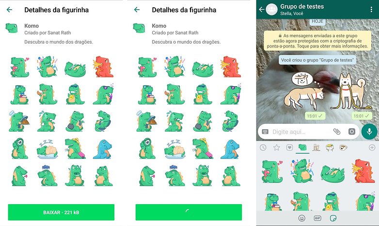 Stickers no WhatsApp como usar e baixar novos adesivos