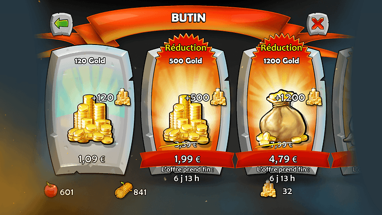 AoE in app payment