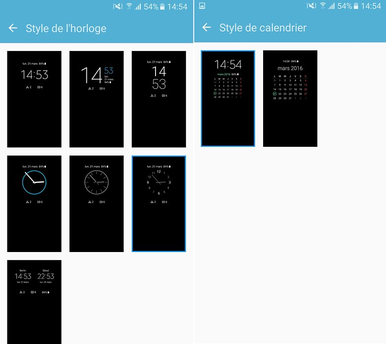 GalaxyS7horloge