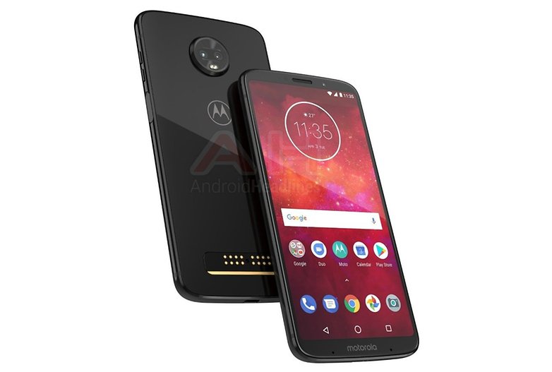 Moto Z3 Play render