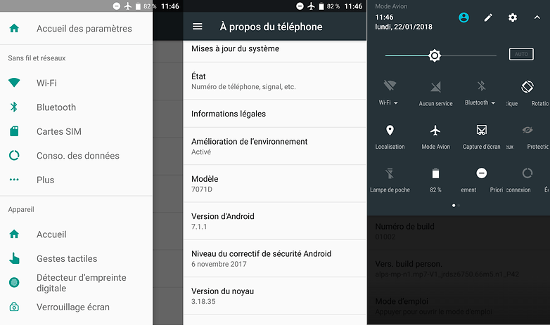 androidpit alcatel a7 xl interface
