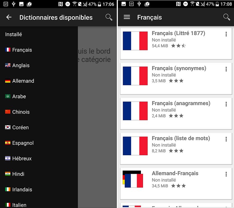 androidpit dictionnaires horsligne fr