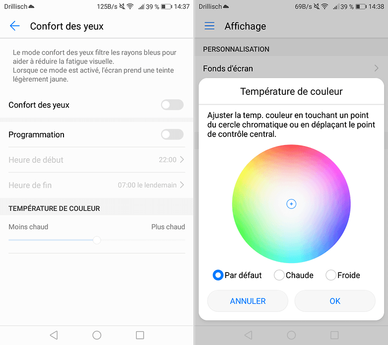 androidpit honor 6c pro affichage