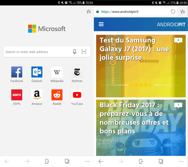 androidpit microsoft edge