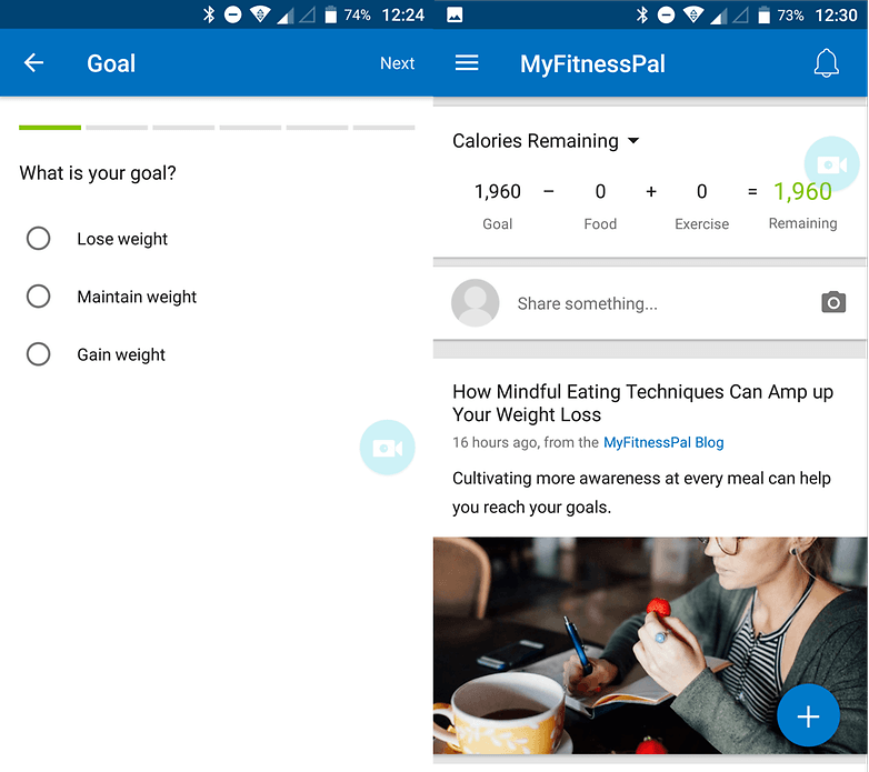 androidpit myfitnesspal