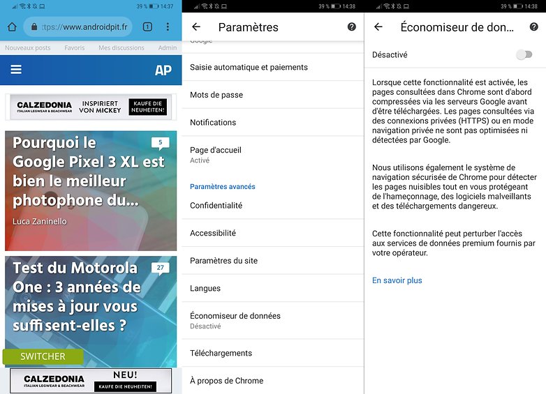 androidpit navigateur economiseur donnee