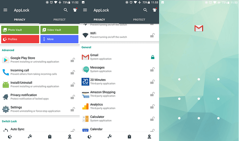 applock gmail